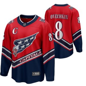 Washington Capitals Trikot Alexander Ovechkin 2021 Reverse Retro Special Edition Red